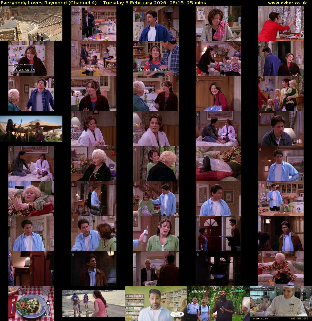 Everybody Loves Raymond (Channel 4) Tuesday 3 February 2026 08:15 - 08:40