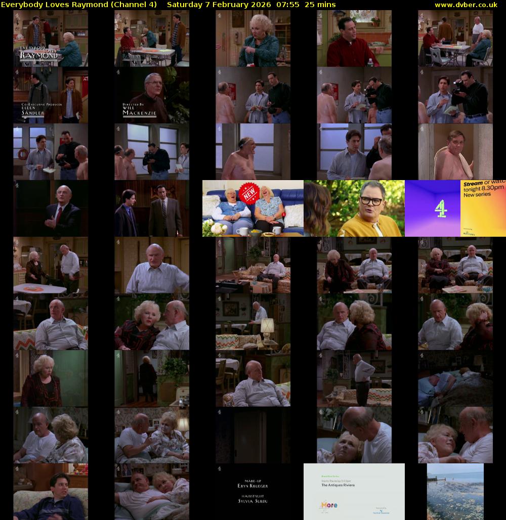 Everybody Loves Raymond (Channel 4) Saturday 7 February 2026 07:55 - 08:20