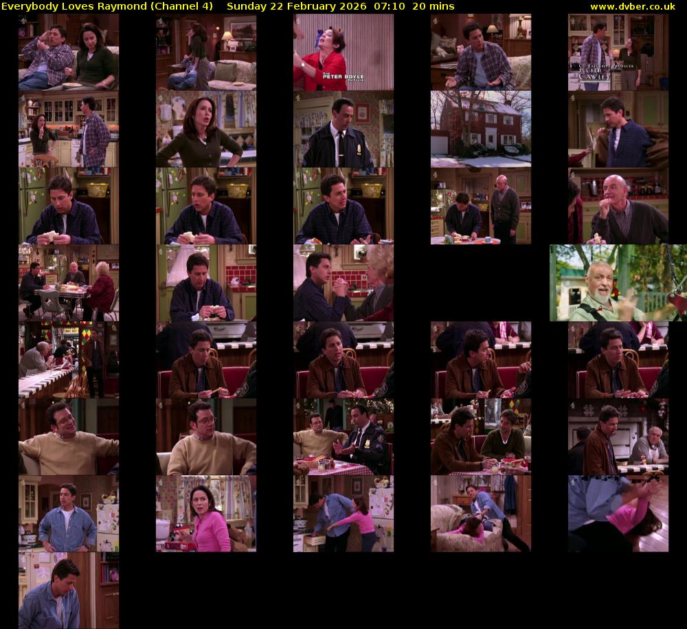 Everybody Loves Raymond (Channel 4) Sunday 22 February 2026 07:10 - 07:30