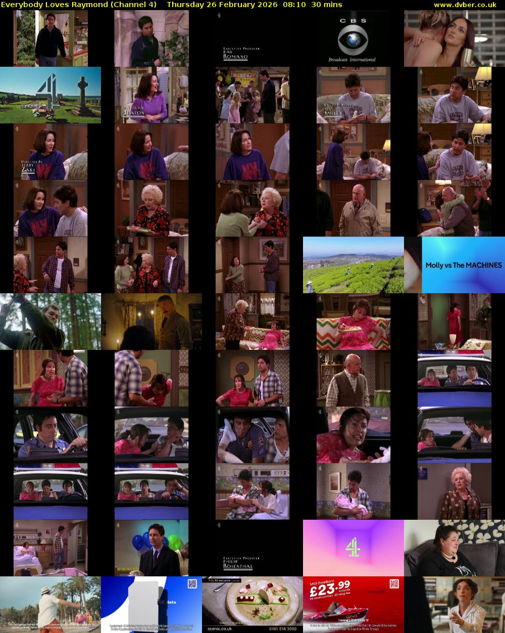 Everybody Loves Raymond (Channel 4) Thursday 26 February 2026 08:10 - 08:40