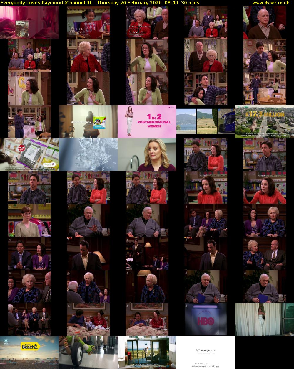 Everybody Loves Raymond (Channel 4) Thursday 26 February 2026 08:40 - 09:10