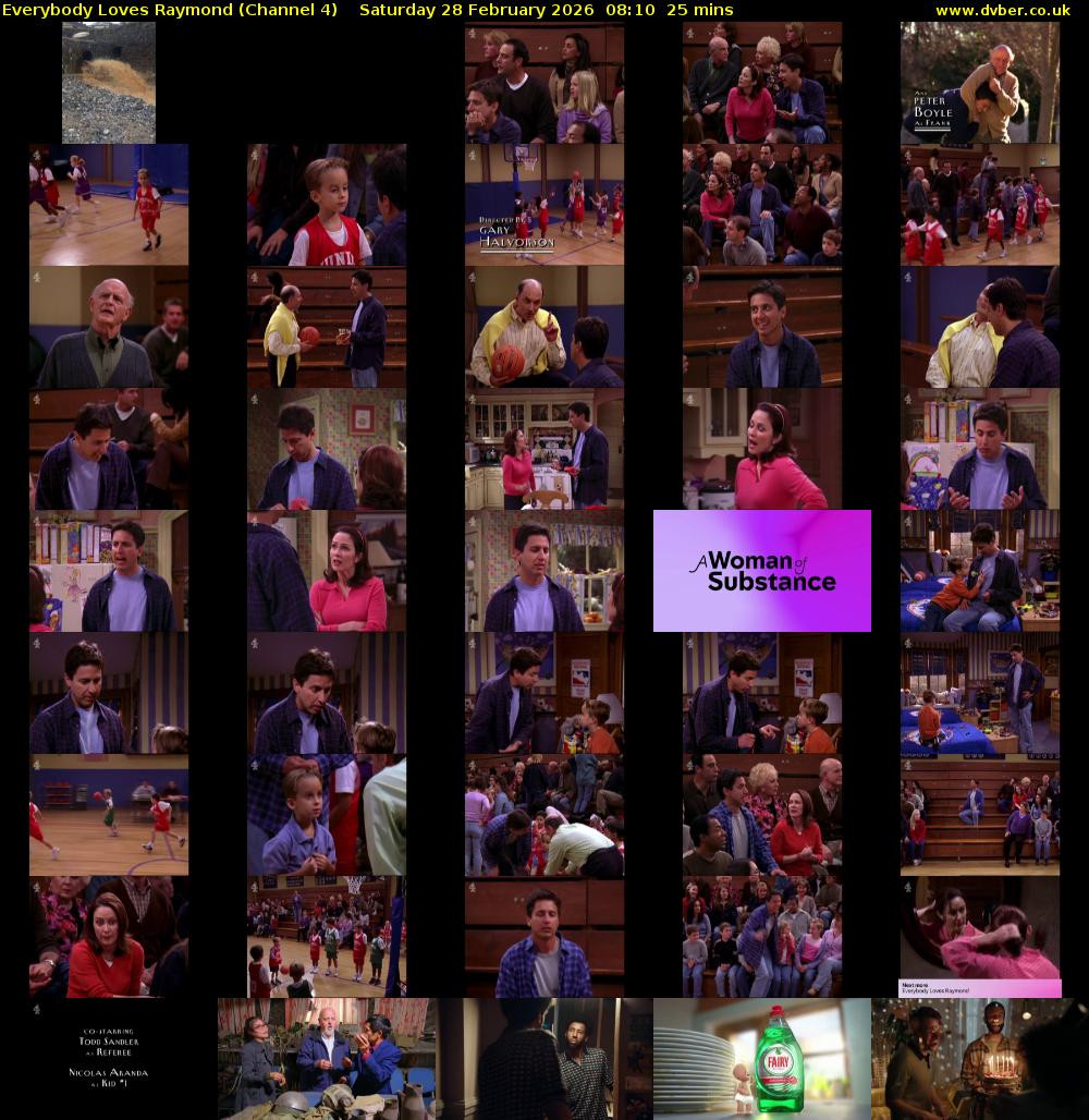 Everybody Loves Raymond (Channel 4) Saturday 28 February 2026 08:10 - 08:35