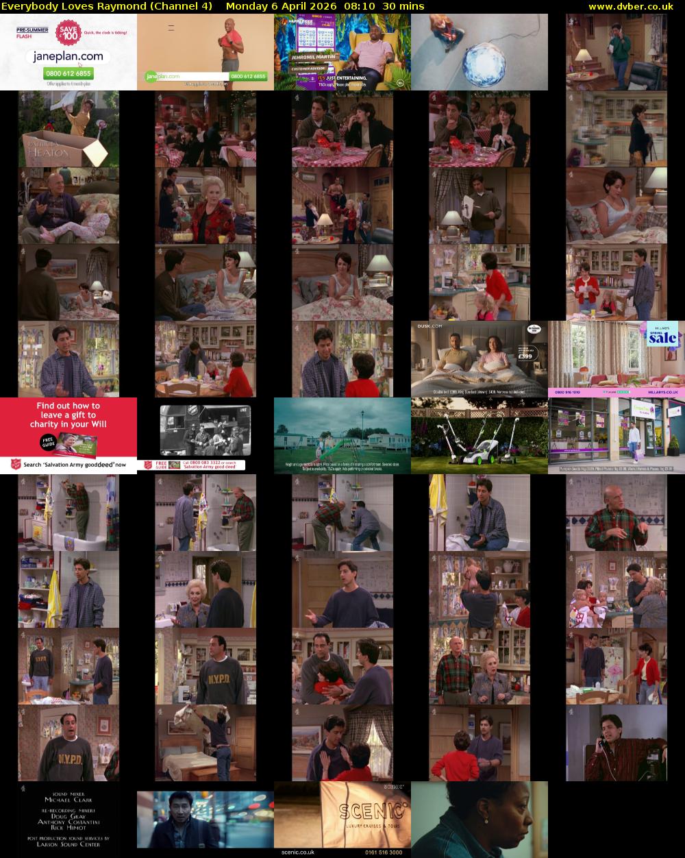 Everybody Loves Raymond (Channel 4) Monday 6 April 2026 08:10 - 08:40