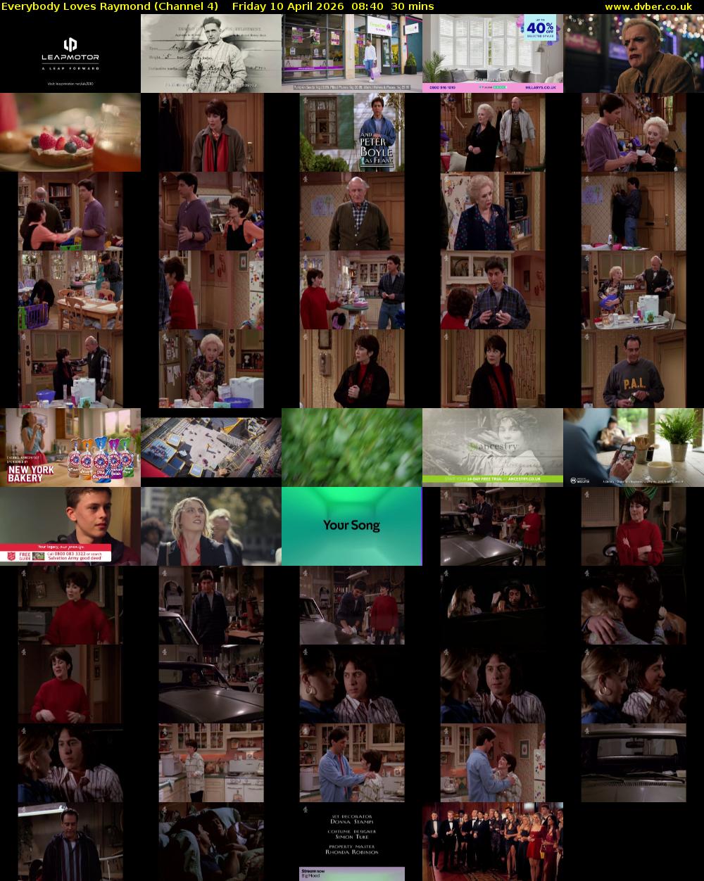 Everybody Loves Raymond (Channel 4) Friday 10 April 2026 08:40 - 09:10