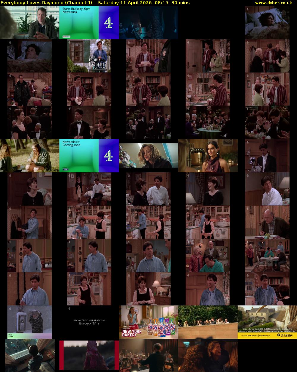 Everybody Loves Raymond (Channel 4) Saturday 11 April 2026 08:15 - 08:45