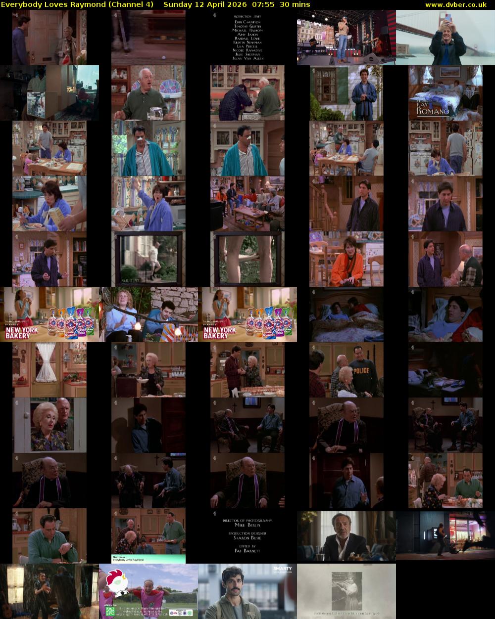 Everybody Loves Raymond (Channel 4) Sunday 12 April 2026 07:55 - 08:25