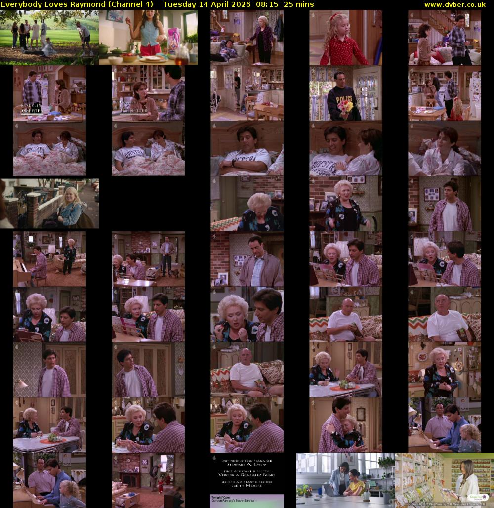 Everybody Loves Raymond (Channel 4) Tuesday 14 April 2026 08:15 - 08:40