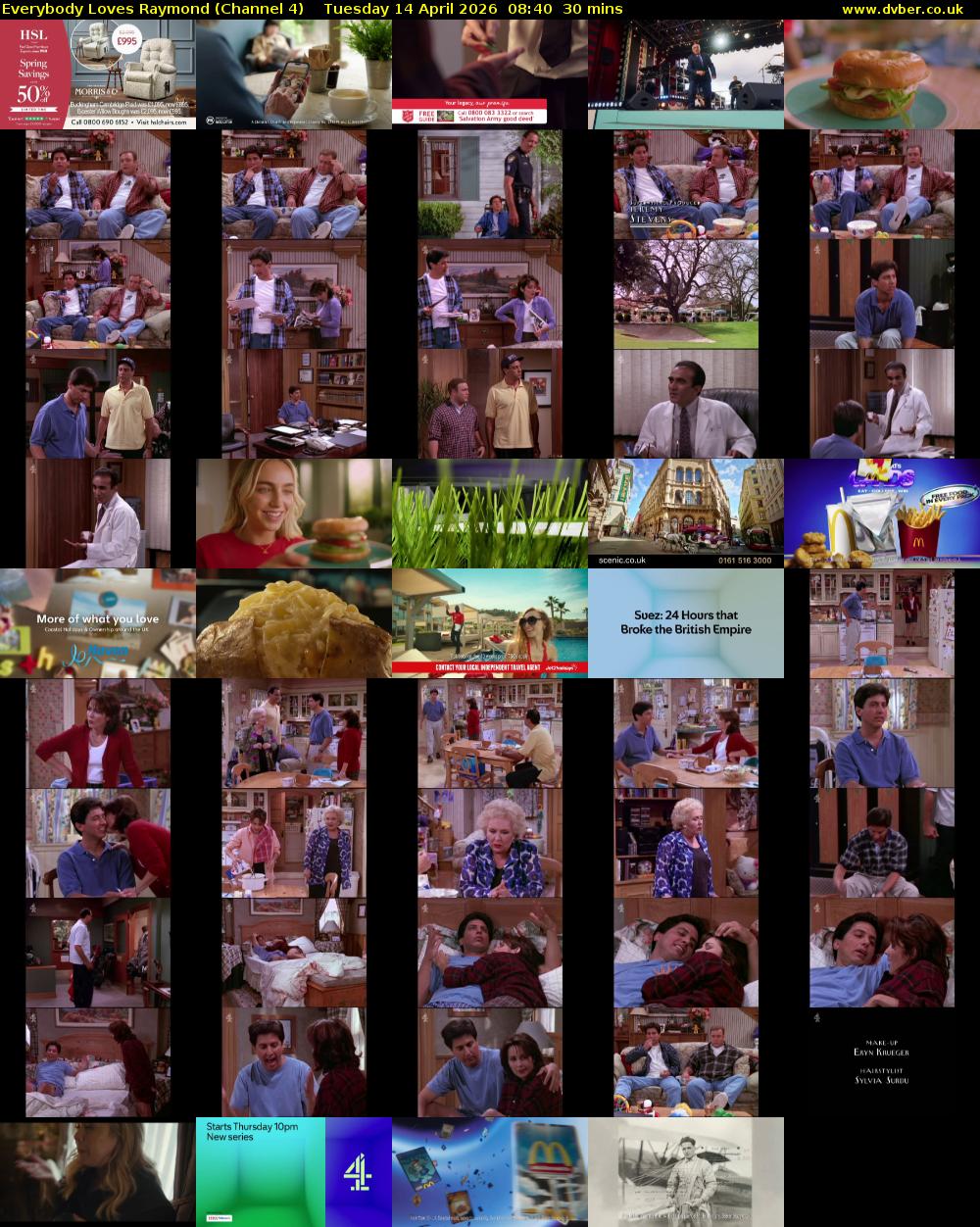 Everybody Loves Raymond (Channel 4) Tuesday 14 April 2026 08:40 - 09:10