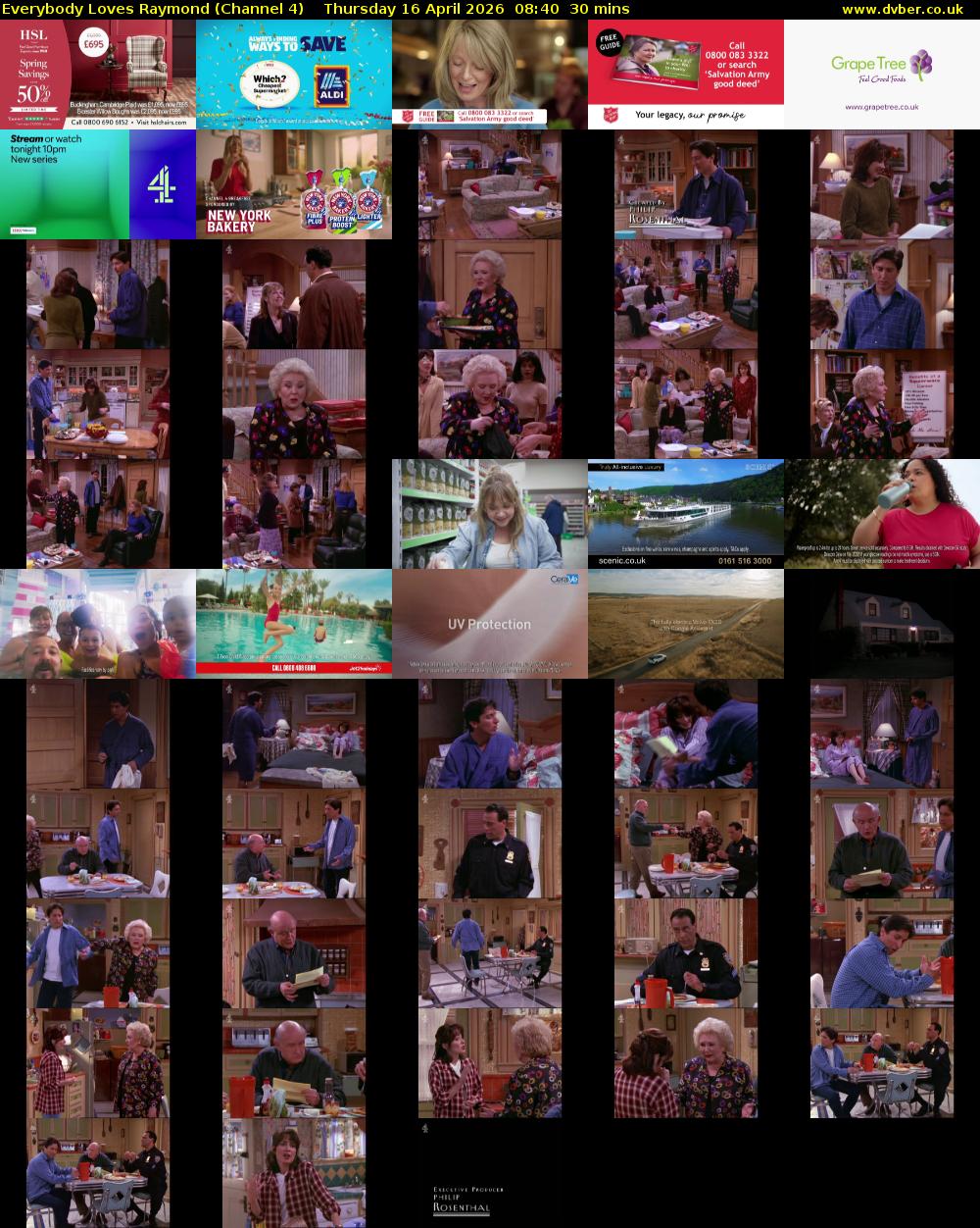 Everybody Loves Raymond (Channel 4) Thursday 16 April 2026 08:40 - 09:10