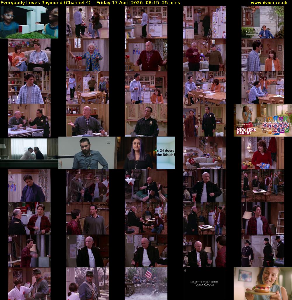 Everybody Loves Raymond (Channel 4) Friday 17 April 2026 08:15 - 08:40