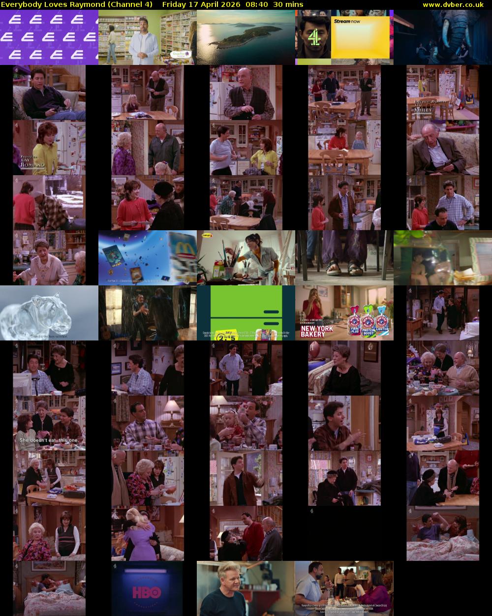 Everybody Loves Raymond (Channel 4) Friday 17 April 2026 08:40 - 09:10