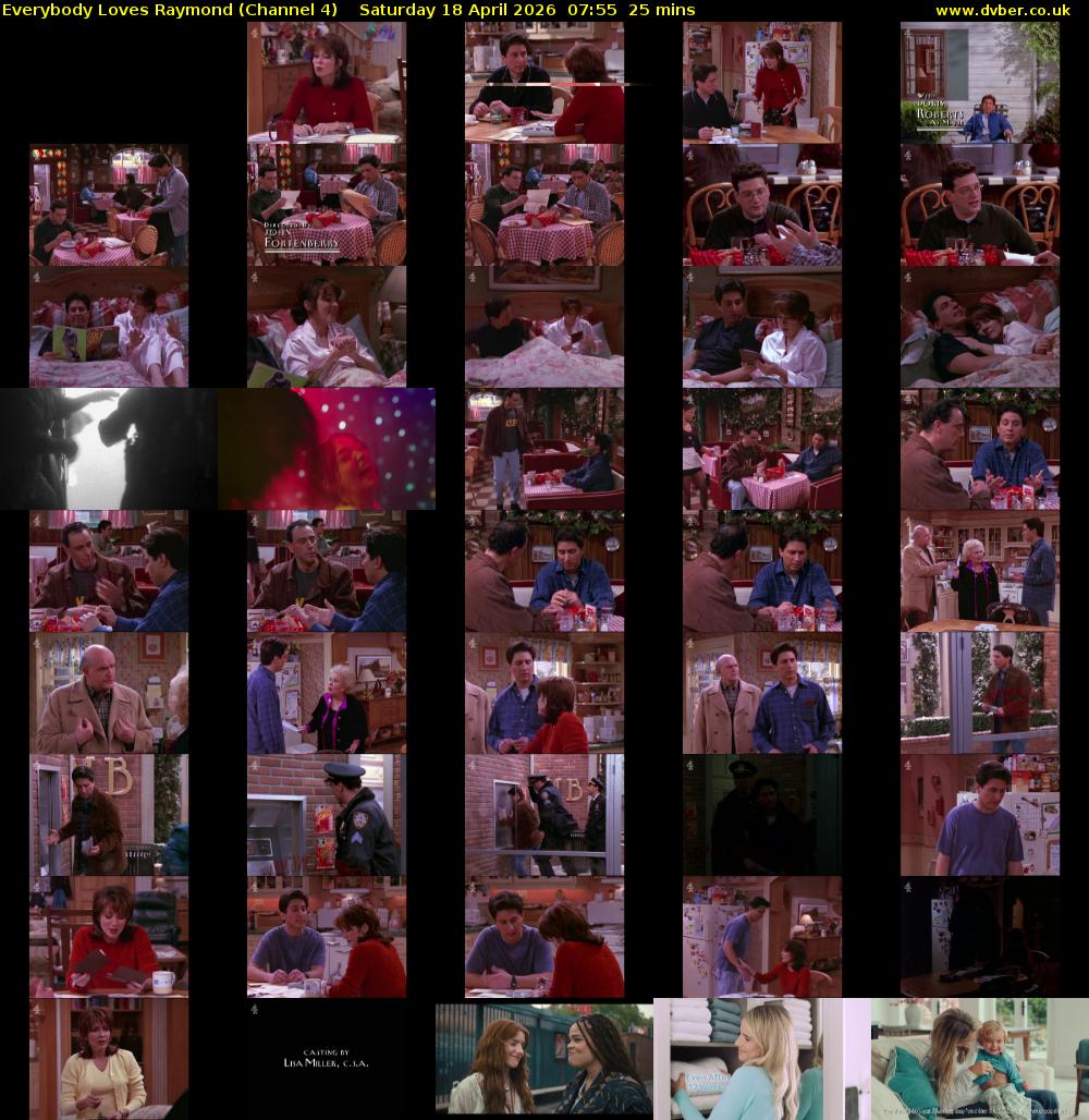 Everybody Loves Raymond (Channel 4) Saturday 18 April 2026 07:55 - 08:20