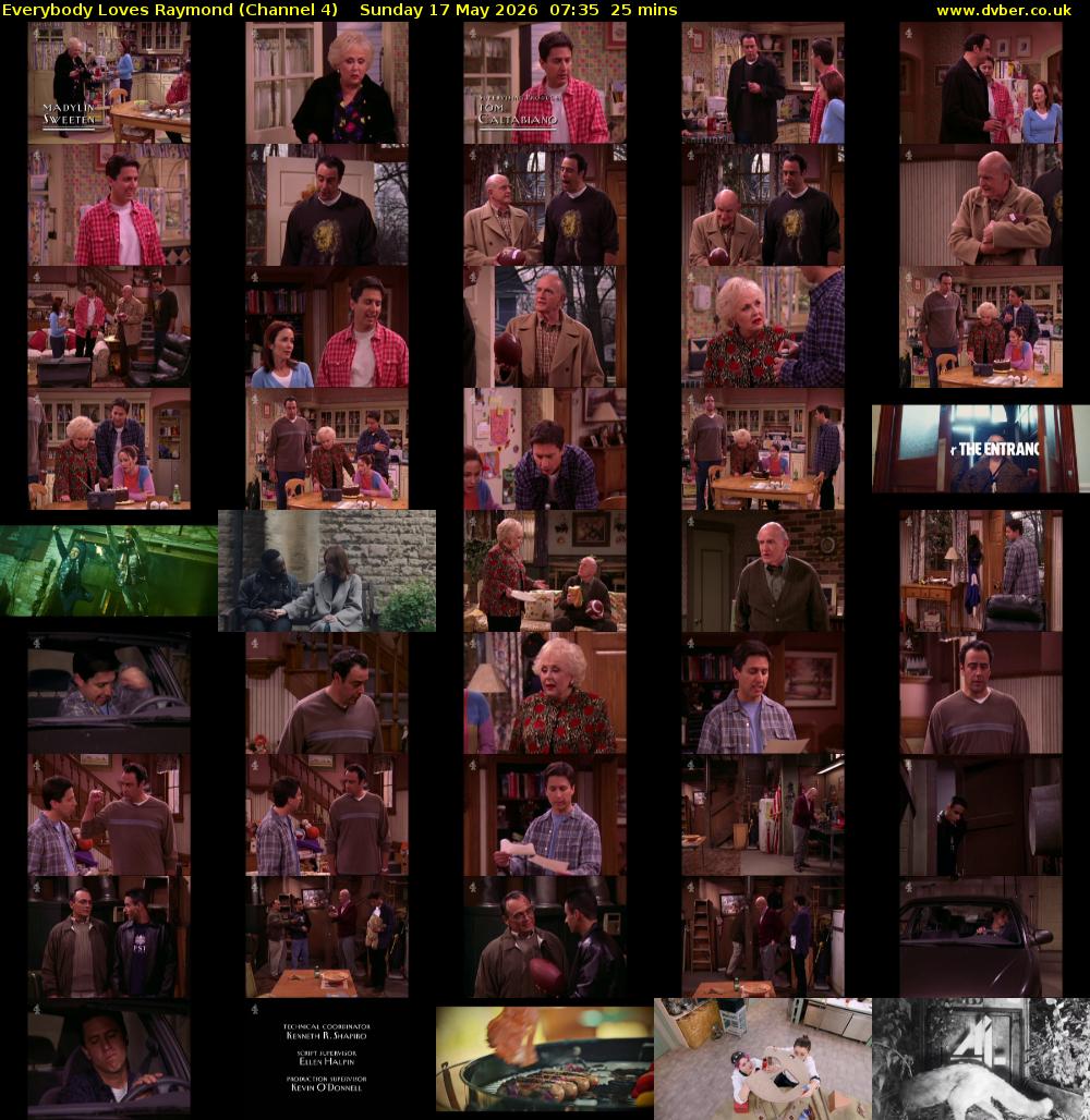 Everybody Loves Raymond (Channel 4) Sunday 17 May 2026 07:35 - 08:00