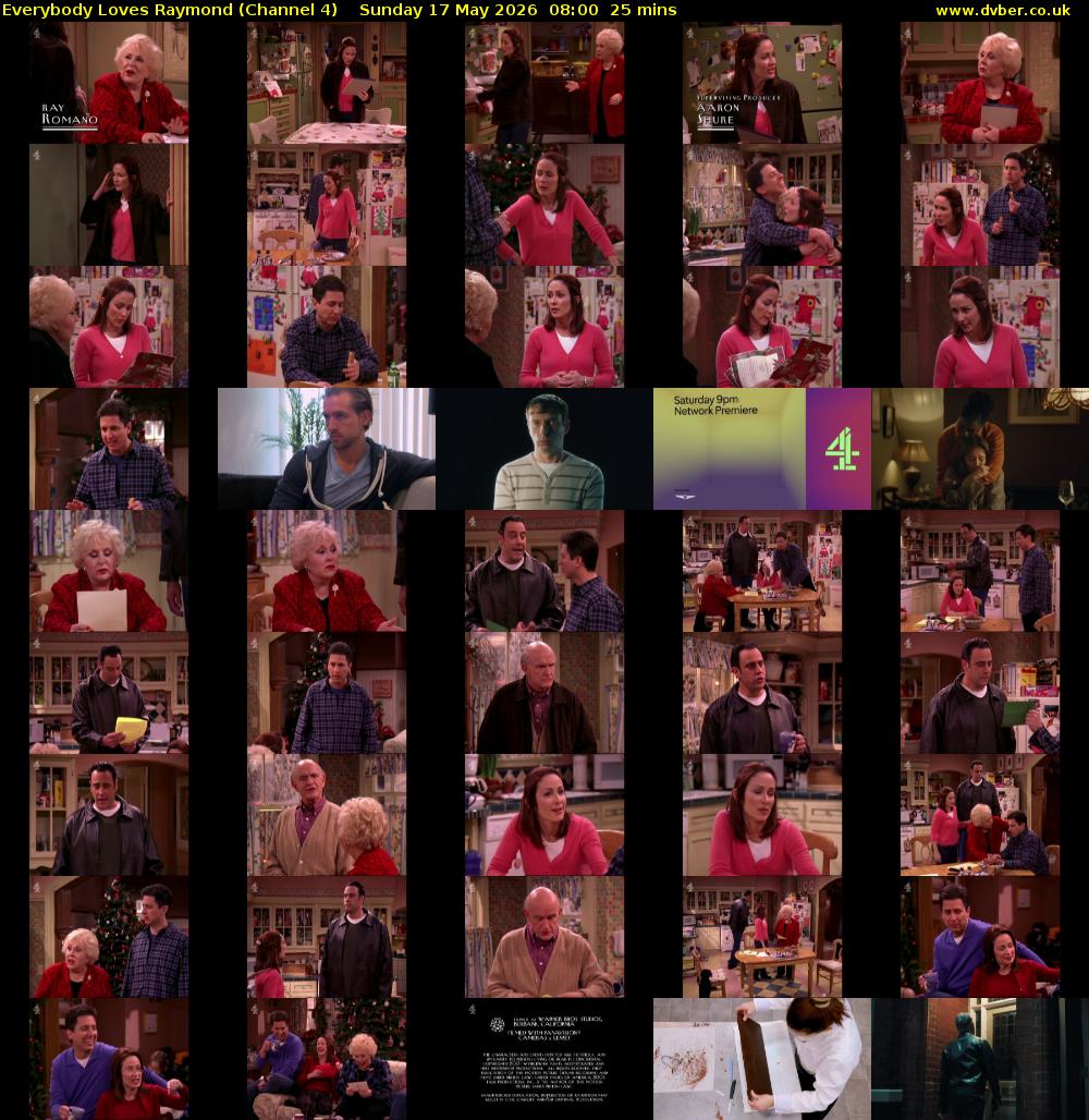 Everybody Loves Raymond (Channel 4) Sunday 17 May 2026 08:00 - 08:25