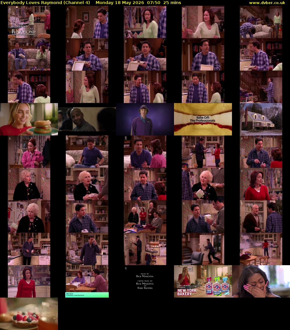 Everybody Loves Raymond (Channel 4) Monday 18 May 2026 07:50 - 08:15