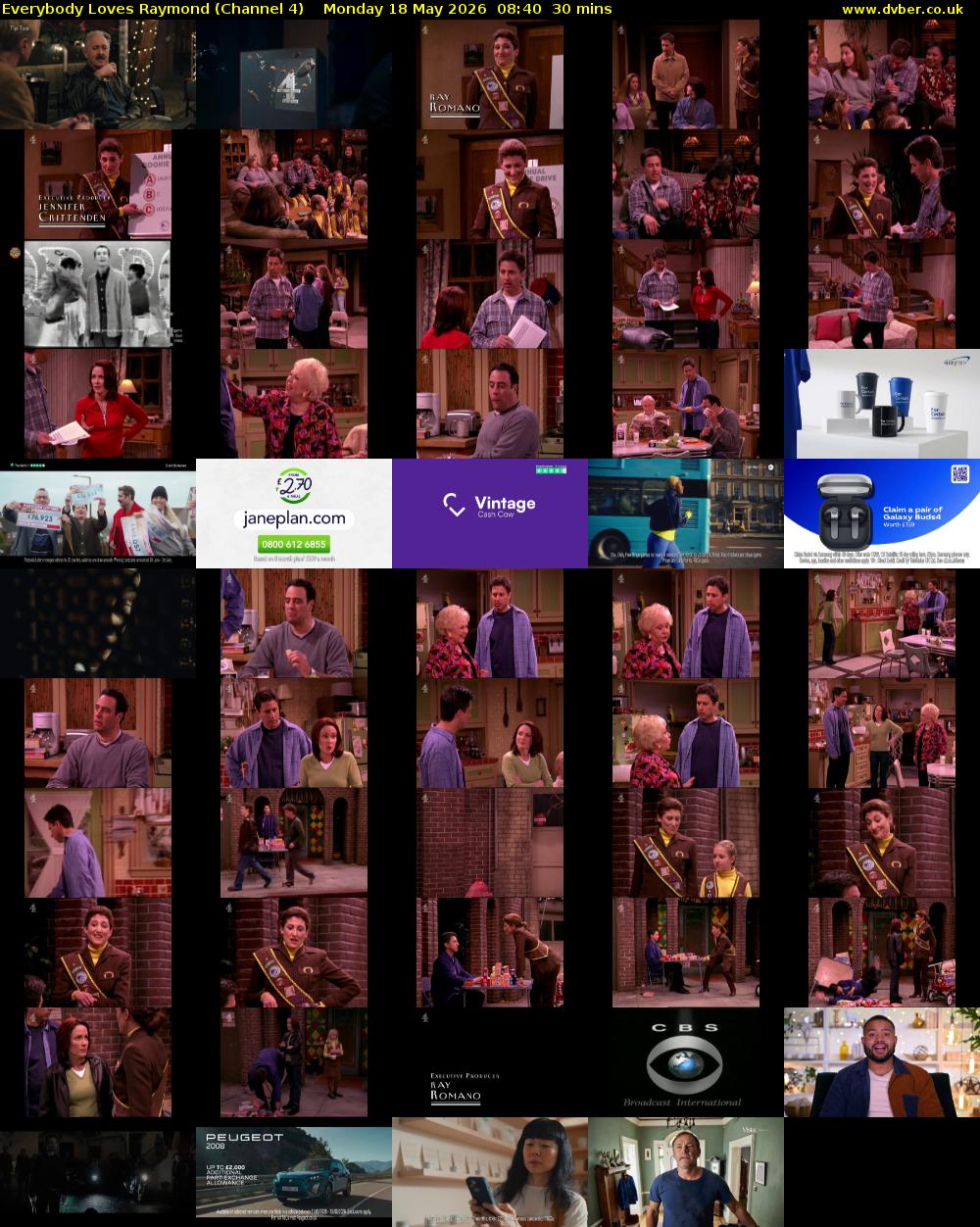 Everybody Loves Raymond (Channel 4) Monday 18 May 2026 08:40 - 09:10