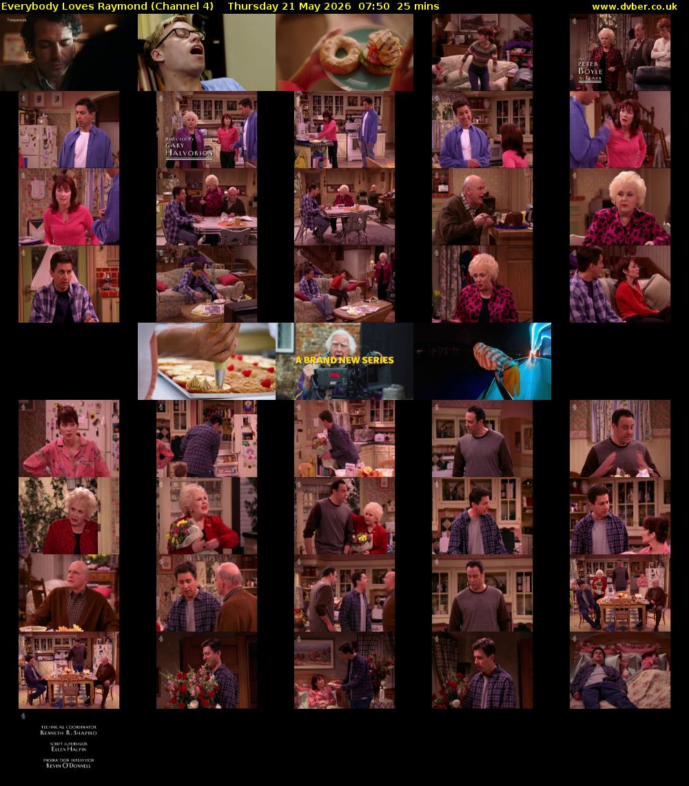 Everybody Loves Raymond (Channel 4) Thursday 21 May 2026 07:50 - 08:15
