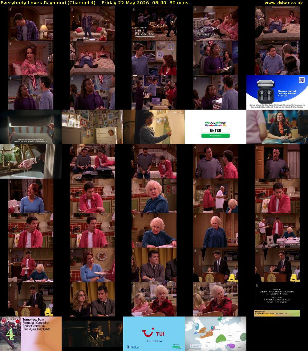Everybody Loves Raymond (Channel 4) Friday 22 May 2026 08:40 - 09:10