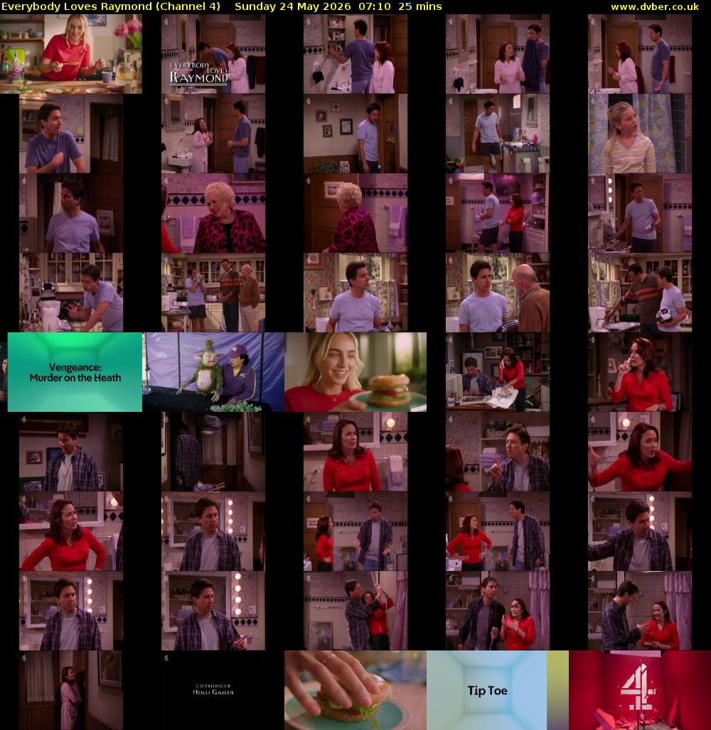 Everybody Loves Raymond (Channel 4) Sunday 24 May 2026 07:10 - 07:35