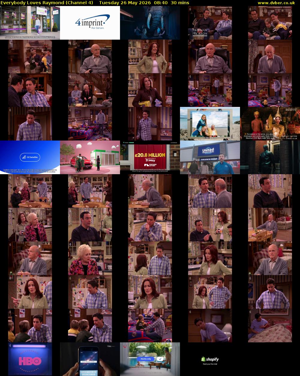 Everybody Loves Raymond (Channel 4) Tuesday 26 May 2026 08:40 - 09:10