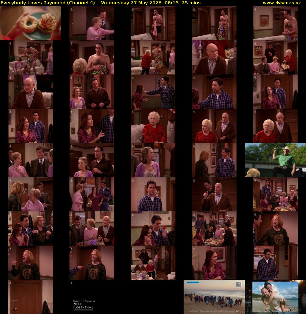 Everybody Loves Raymond (Channel 4) Wednesday 27 May 2026 08:15 - 08:40