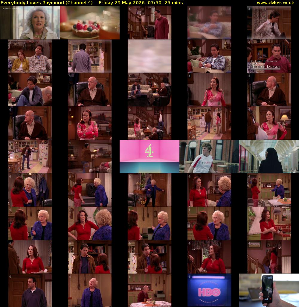Everybody Loves Raymond (Channel 4) Friday 29 May 2026 07:50 - 08:15