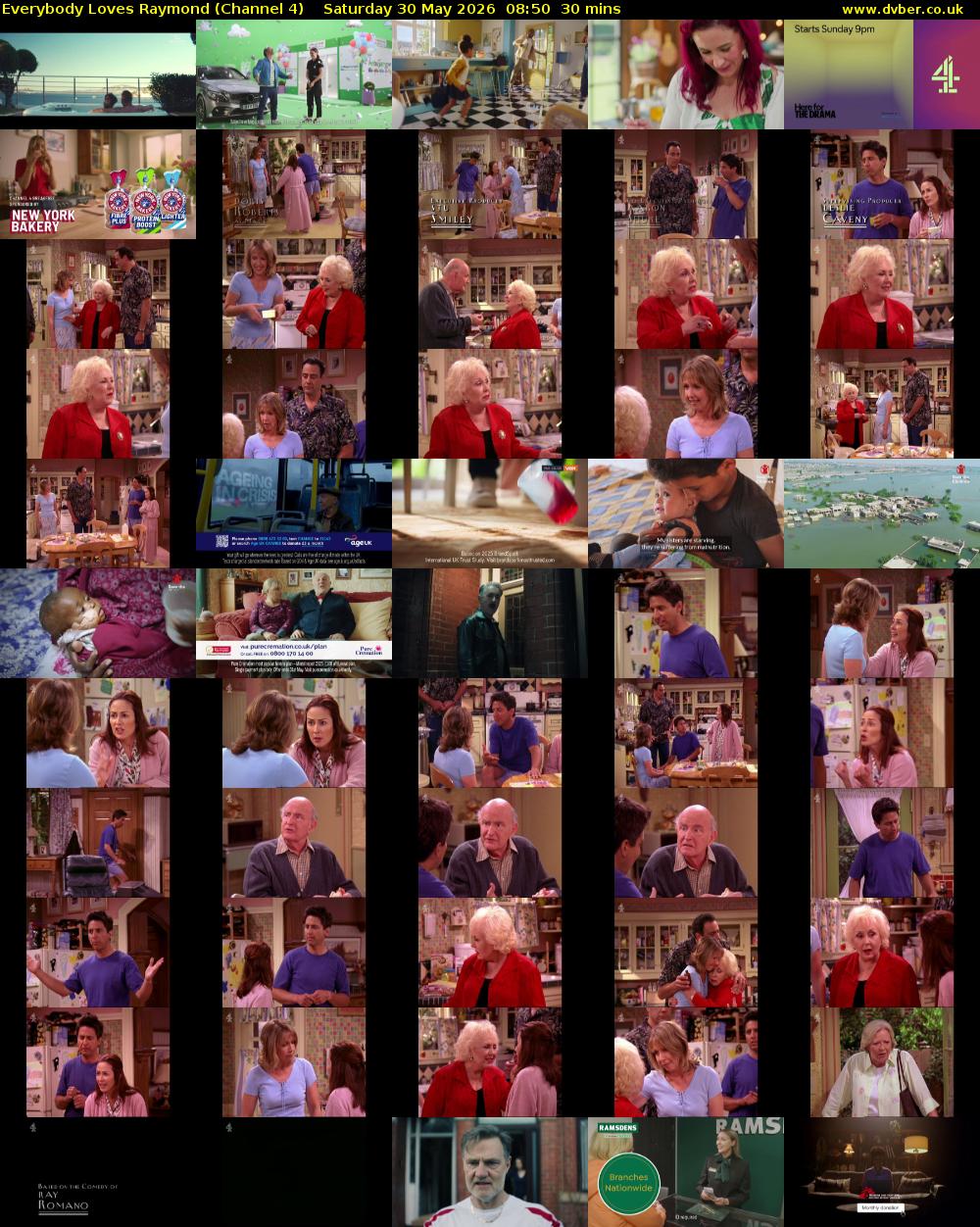 Everybody Loves Raymond (Channel 4) Saturday 30 May 2026 08:50 - 09:20