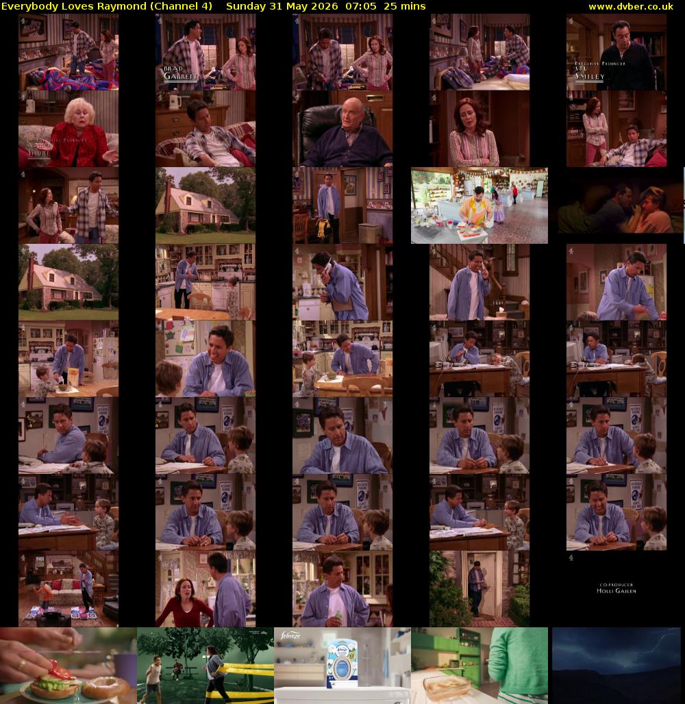 Everybody Loves Raymond (Channel 4) Sunday 31 May 2026 07:05 - 07:30