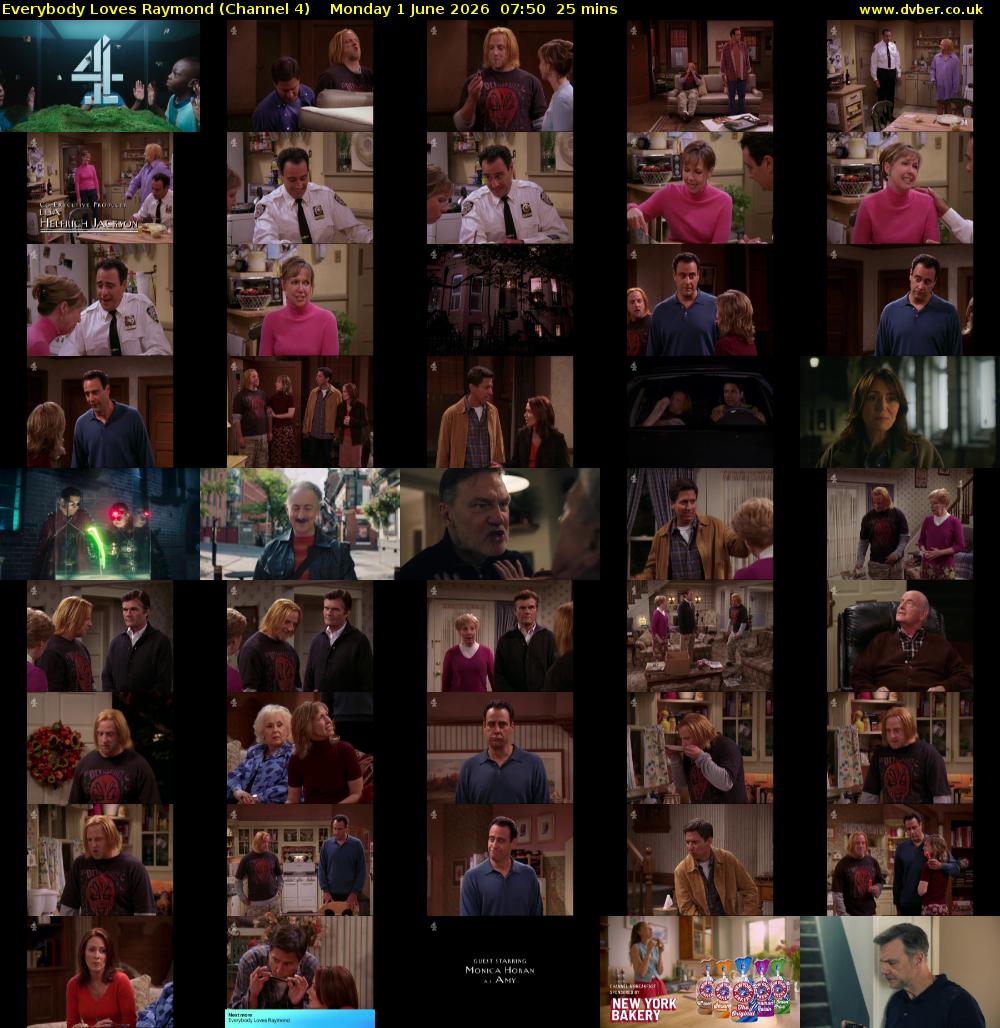Everybody Loves Raymond (Channel 4) Monday 1 June 2026 07:50 - 08:15