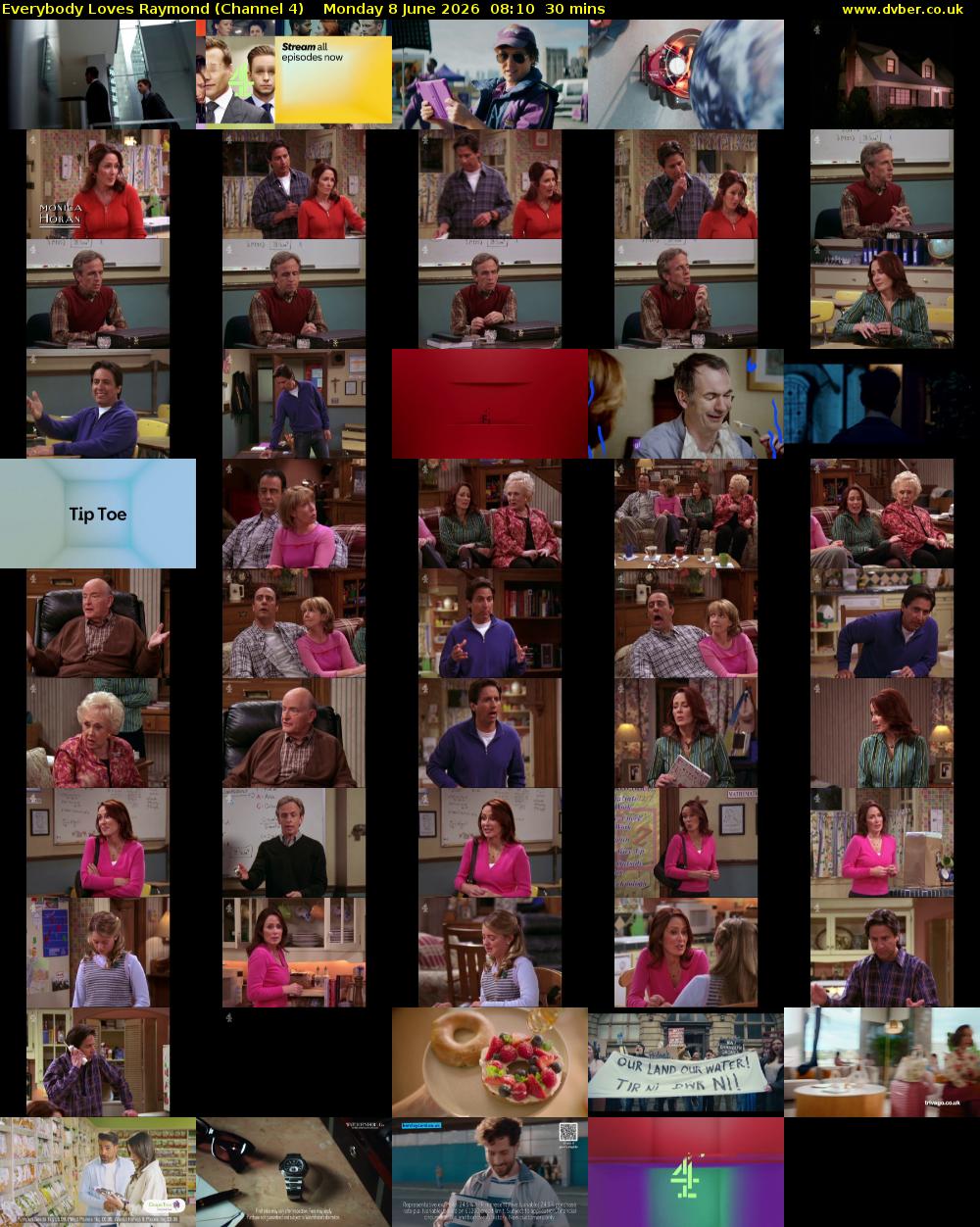 Everybody Loves Raymond (Channel 4) Monday 8 June 2026 08:10 - 08:40
