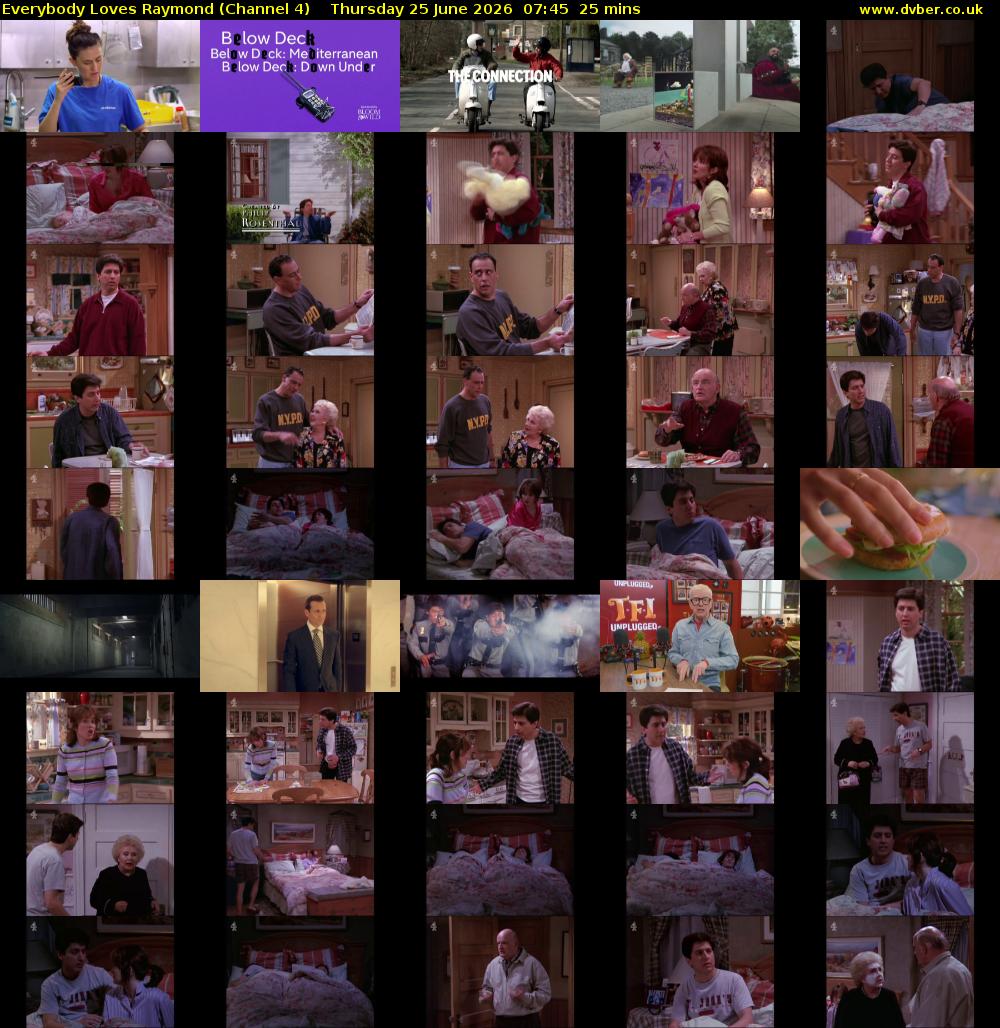 Everybody Loves Raymond (Channel 4) Thursday 25 June 2026 07:45 - 08:10