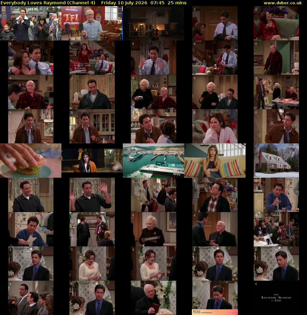 Everybody Loves Raymond (Channel 4) Friday 10 July 2026 07:45 - 08:10