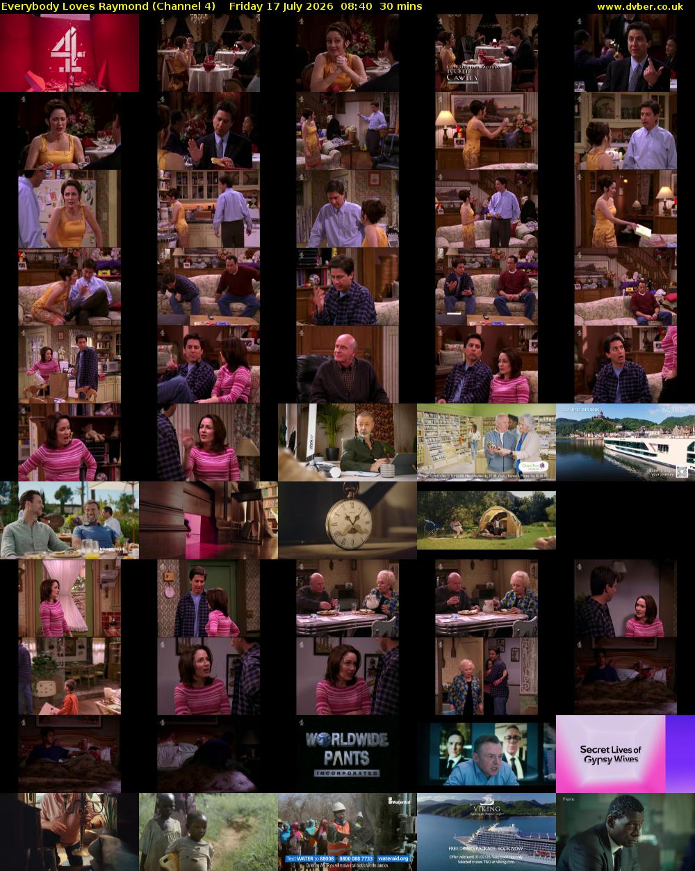 Everybody Loves Raymond (Channel 4) Friday 17 July 2026 08:40 - 09:10