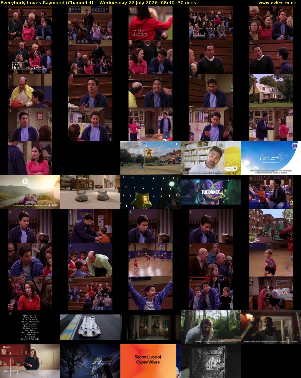 Everybody Loves Raymond (Channel 4) Wednesday 22 July 2026 08:40 - 09:10
