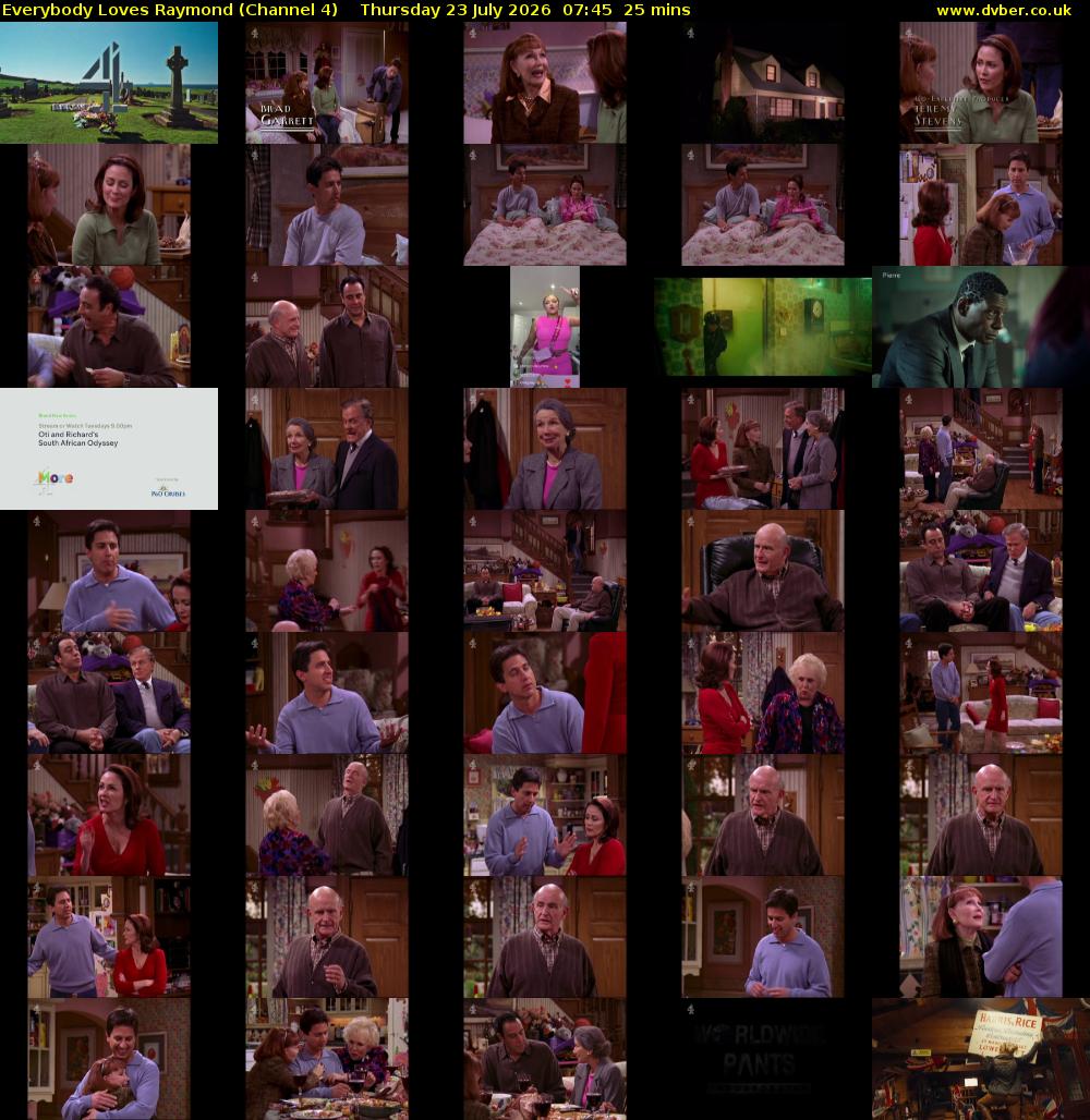 Everybody Loves Raymond (Channel 4) Thursday 23 July 2026 07:45 - 08:10