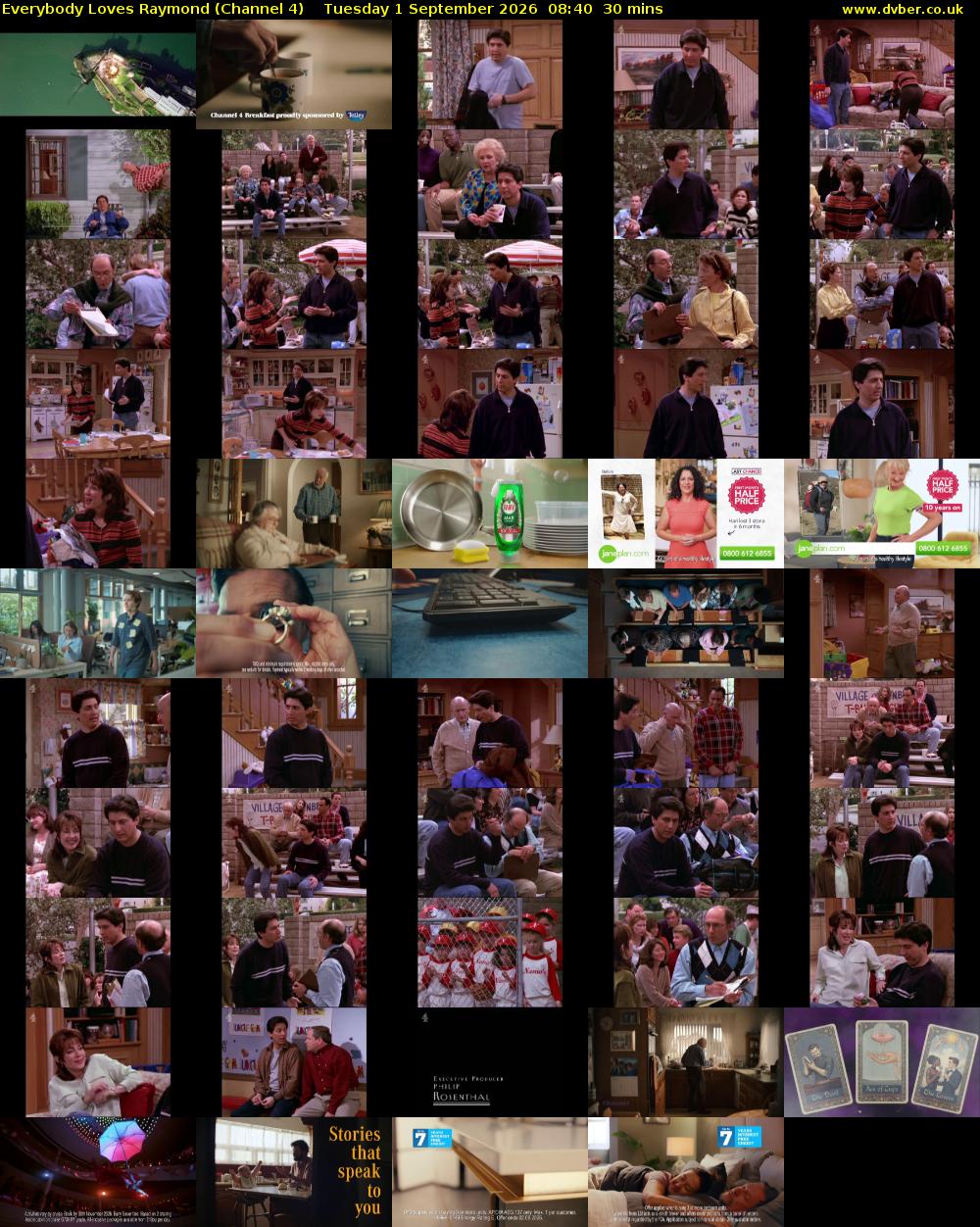 Everybody Loves Raymond (Channel 4) Tuesday 1 September 2026 08:40 - 09:10