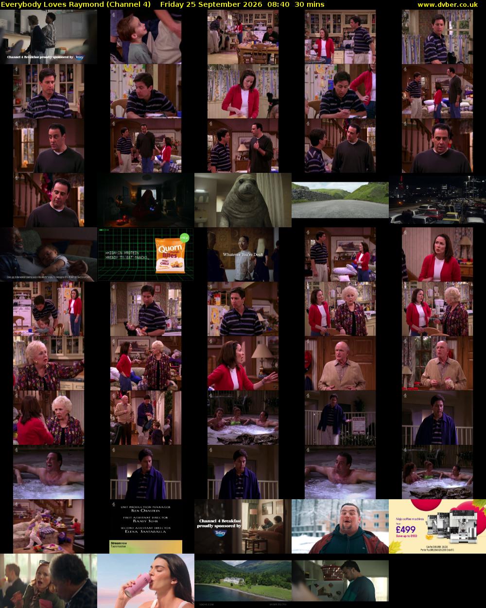 Everybody Loves Raymond (Channel 4) Friday 25 September 2026 08:40 - 09:10