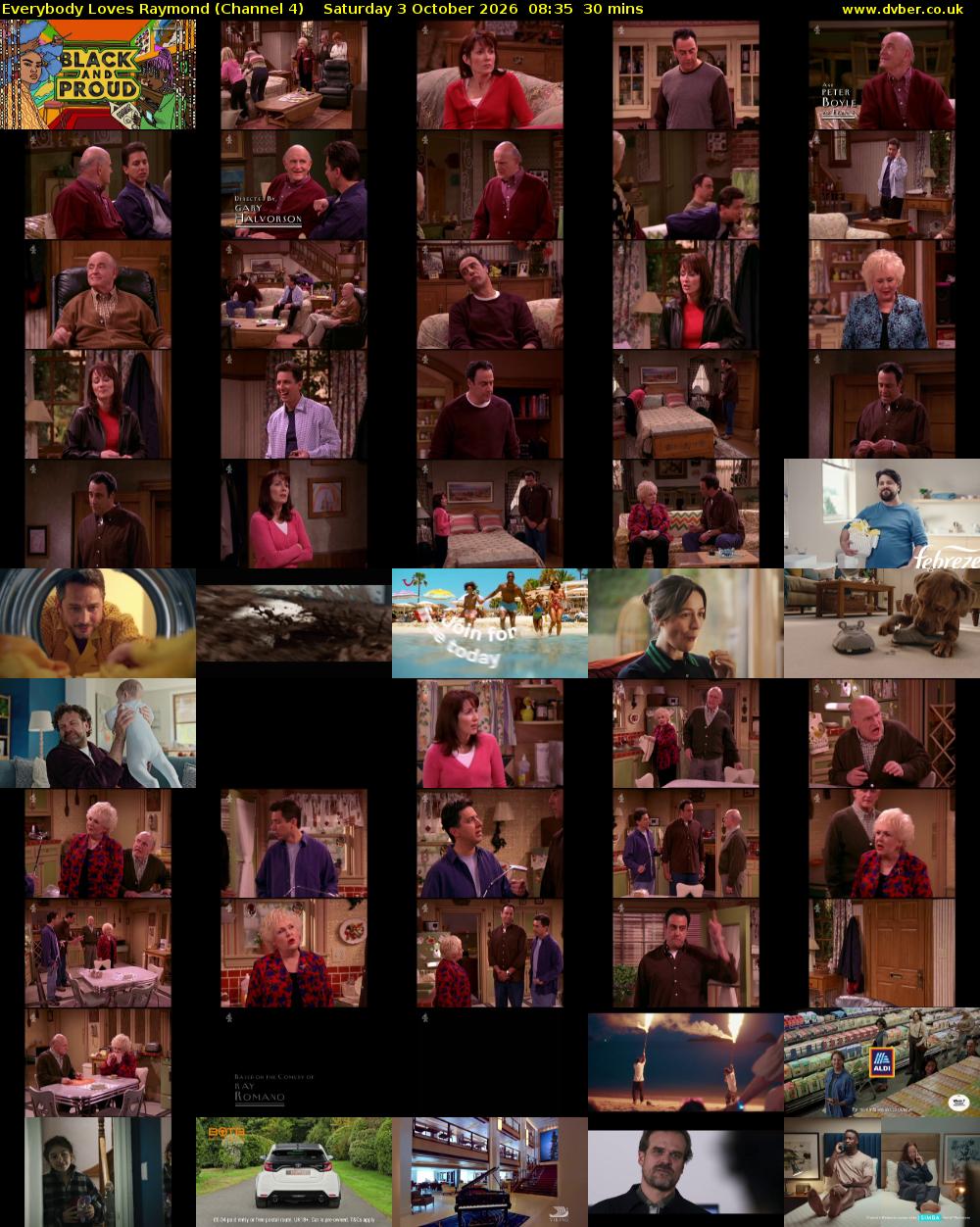 Everybody Loves Raymond (Channel 4) Saturday 3 October 2026 08:35 - 09:05
