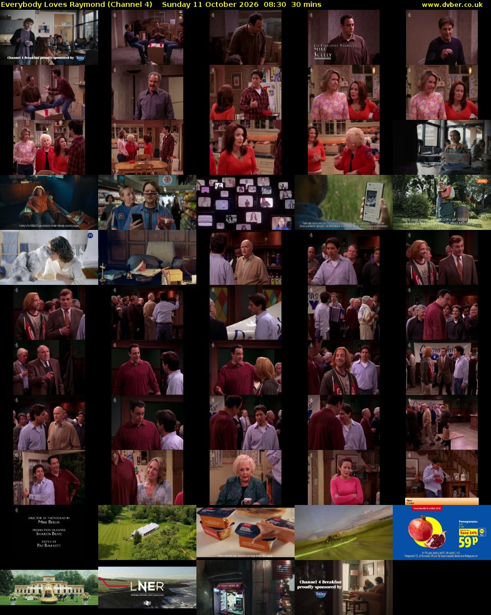 Everybody Loves Raymond (Channel 4) Sunday 11 October 2026 08:30 - 09:00