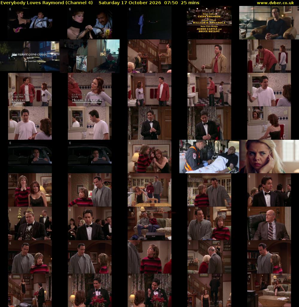Everybody Loves Raymond (Channel 4) Saturday 17 October 2026 07:50 - 08:15