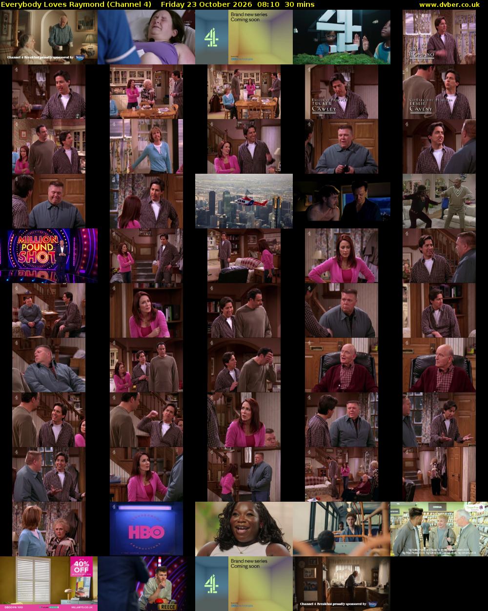 Everybody Loves Raymond (Channel 4) Friday 23 October 2026 08:10 - 08:40