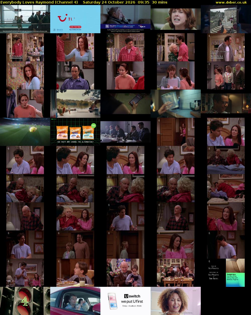 Everybody Loves Raymond (Channel 4) Saturday 24 October 2026 09:35 - 10:05