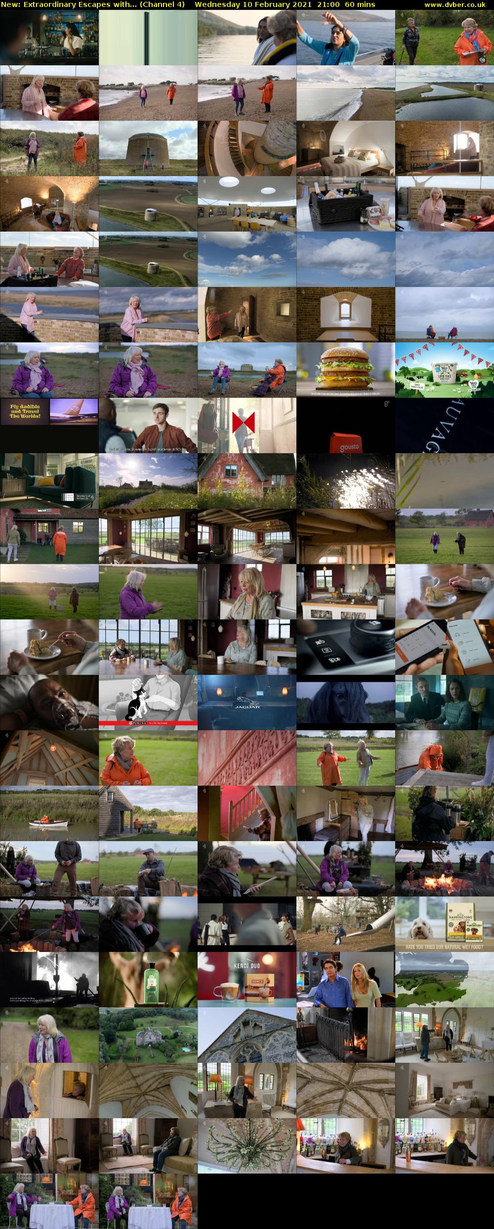 Extraordinary Escapes with... (Channel 4) Wednesday 10 February 2021 21:00 - 22:00