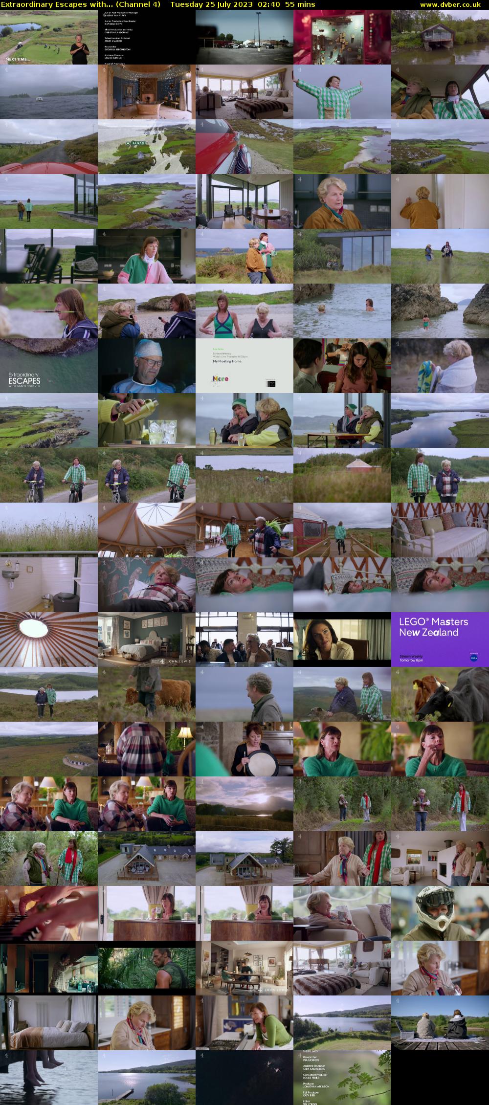 Extraordinary Escapes with... (Channel 4) Tuesday 25 July 2023 02:40 - 03:35