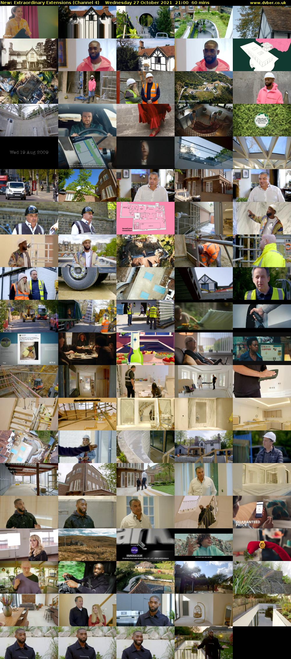 Extraordinary Extensions (Channel 4) Wednesday 27 October 2021 21:00 - 22:00