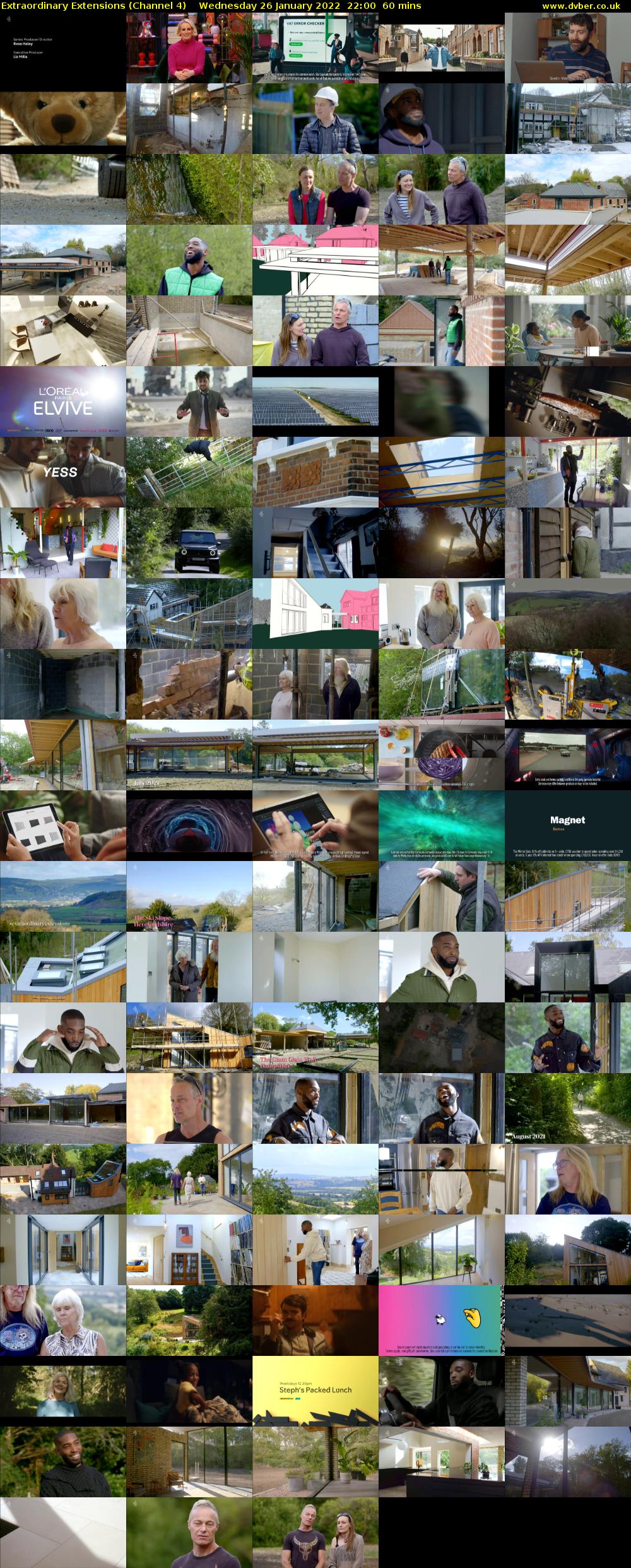 Extraordinary Extensions (Channel 4) Wednesday 26 January 2022 22:00 - 23:00