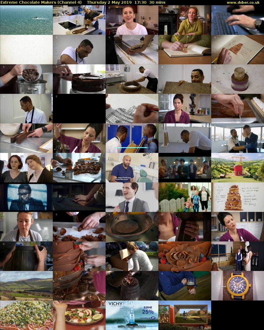 Extreme Chocolate Makers (Channel 4) Thursday 2 May 2019 17:30 - 18:00