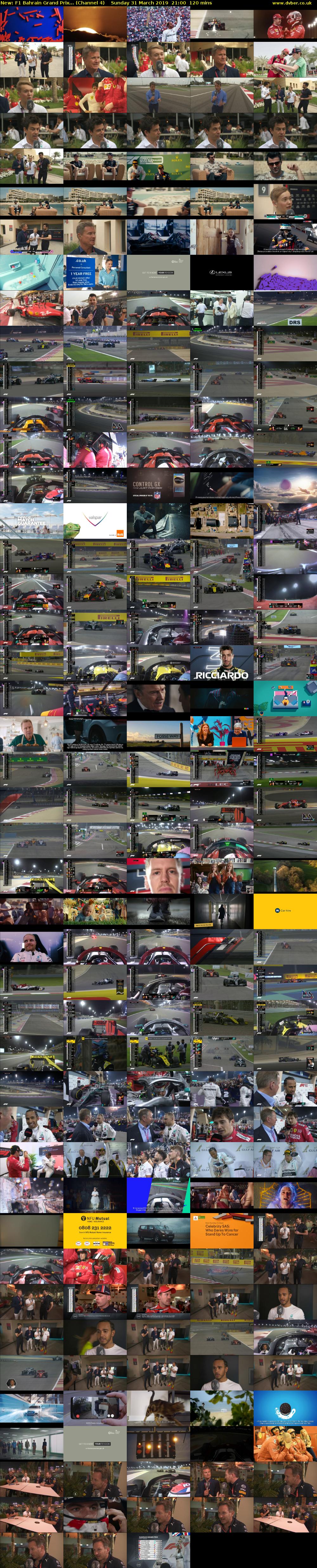 F1 Bahrain Grand Prix... (Channel 4) Sunday 31 March 2019 21:00 - 23:00