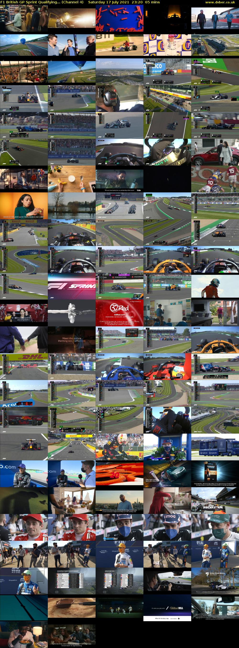 F1 British GP Sprint Qualifying... (Channel 4) Saturday 17 July 2021 23:20 - 00:25