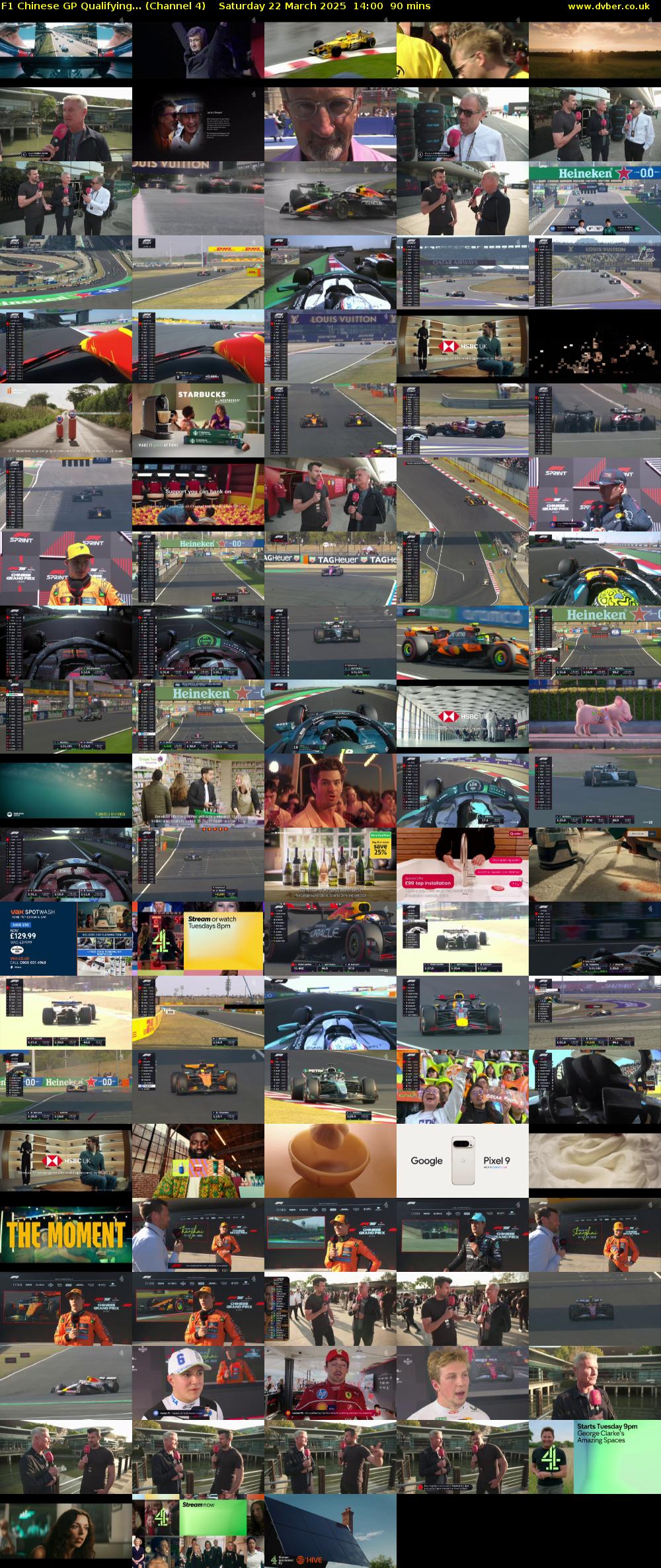 F1 Chinese GP Qualifying... (Channel 4) Saturday 22 March 2025 14:00 - 15:30